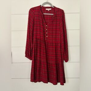 Loft Holiday dropwaist dress